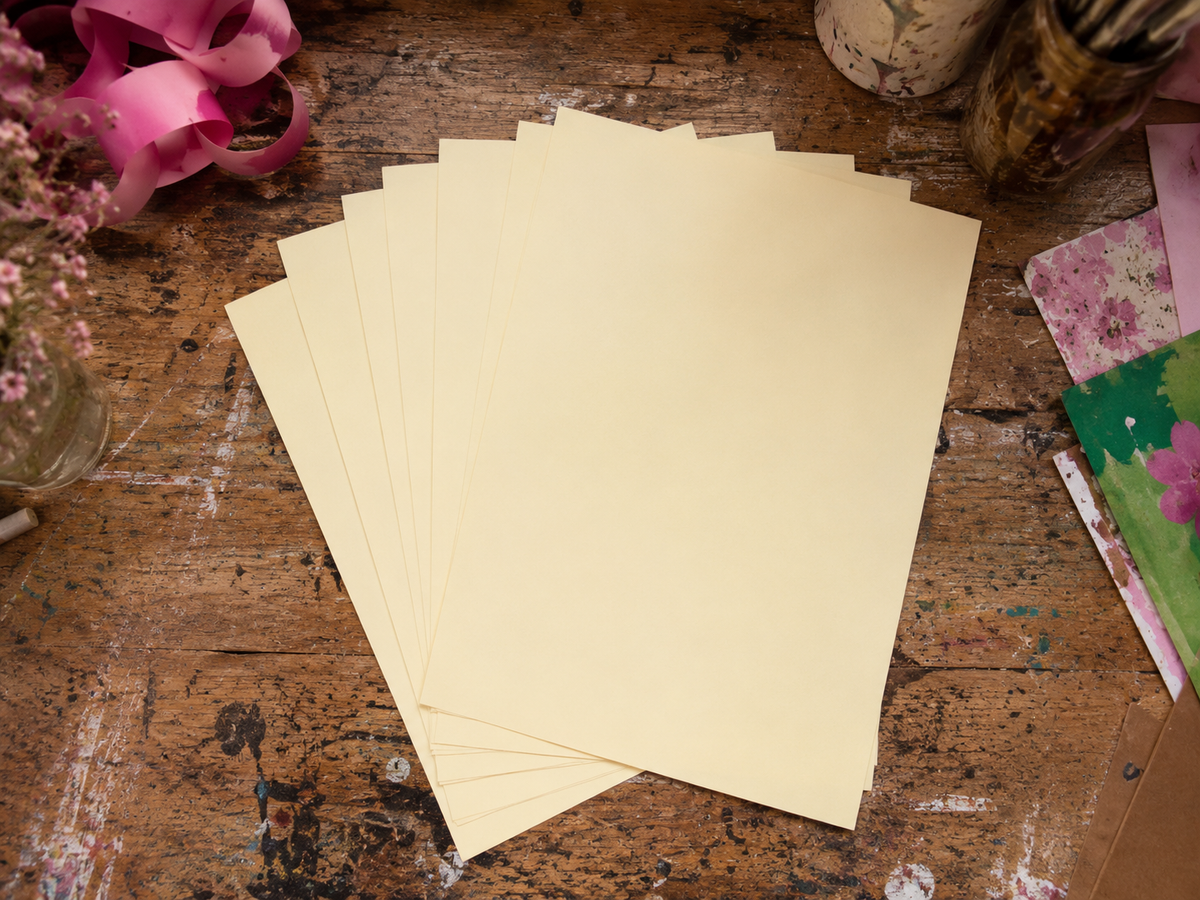 Blissful Yellow Craft & Printer Paper (120gsm)