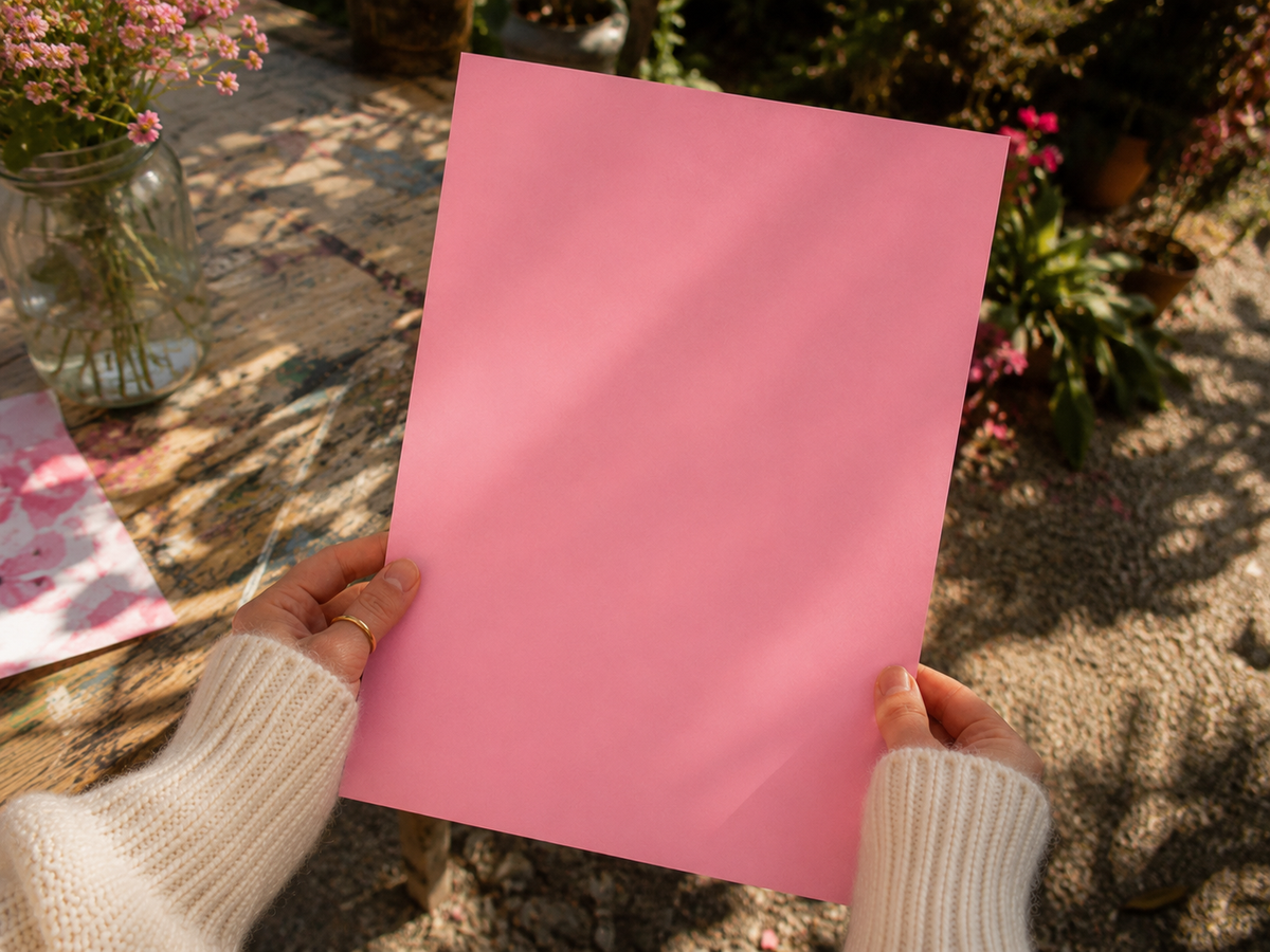 Blushing Pink Craft & Printer Paper (120gsm)
