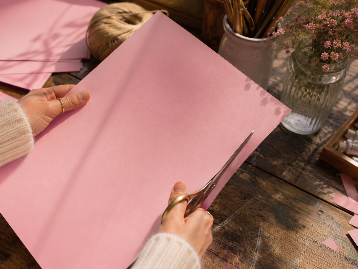Blushing Pink Premium Coloured Card (230gsm)