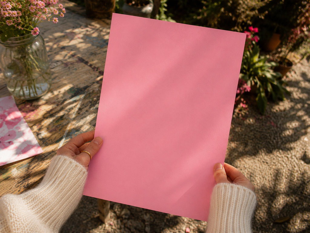 Blushing Pink Craft & Light Card (160gsm)