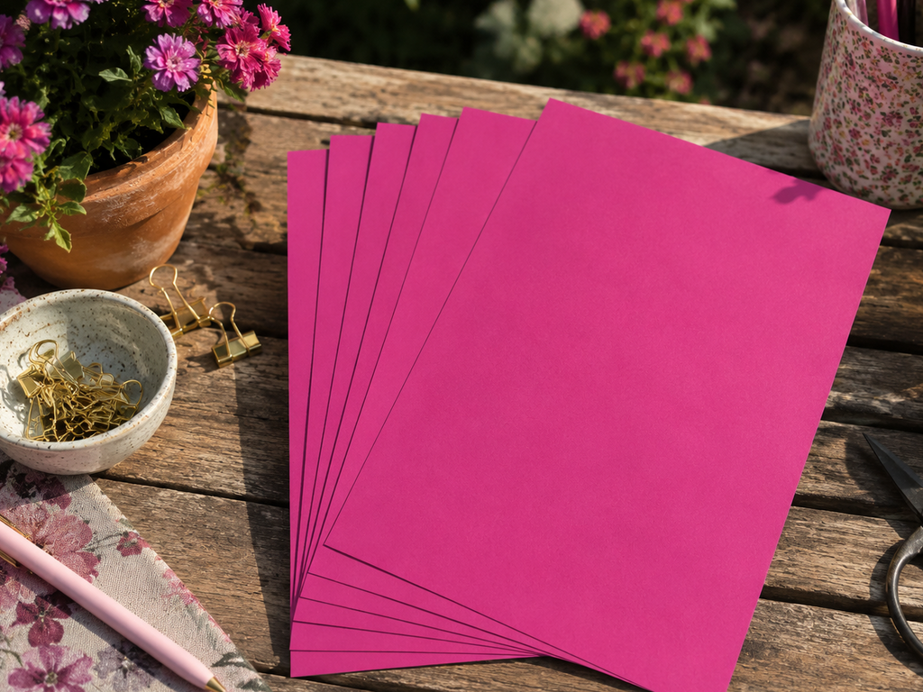 Euphoric Pink Craft & Light Card (160gsm)
