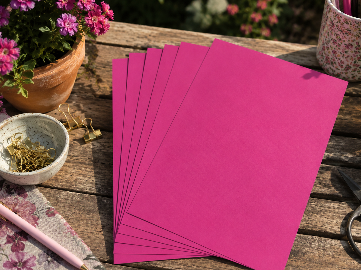 Euphoric Pink Craft & Light Card (160gsm)