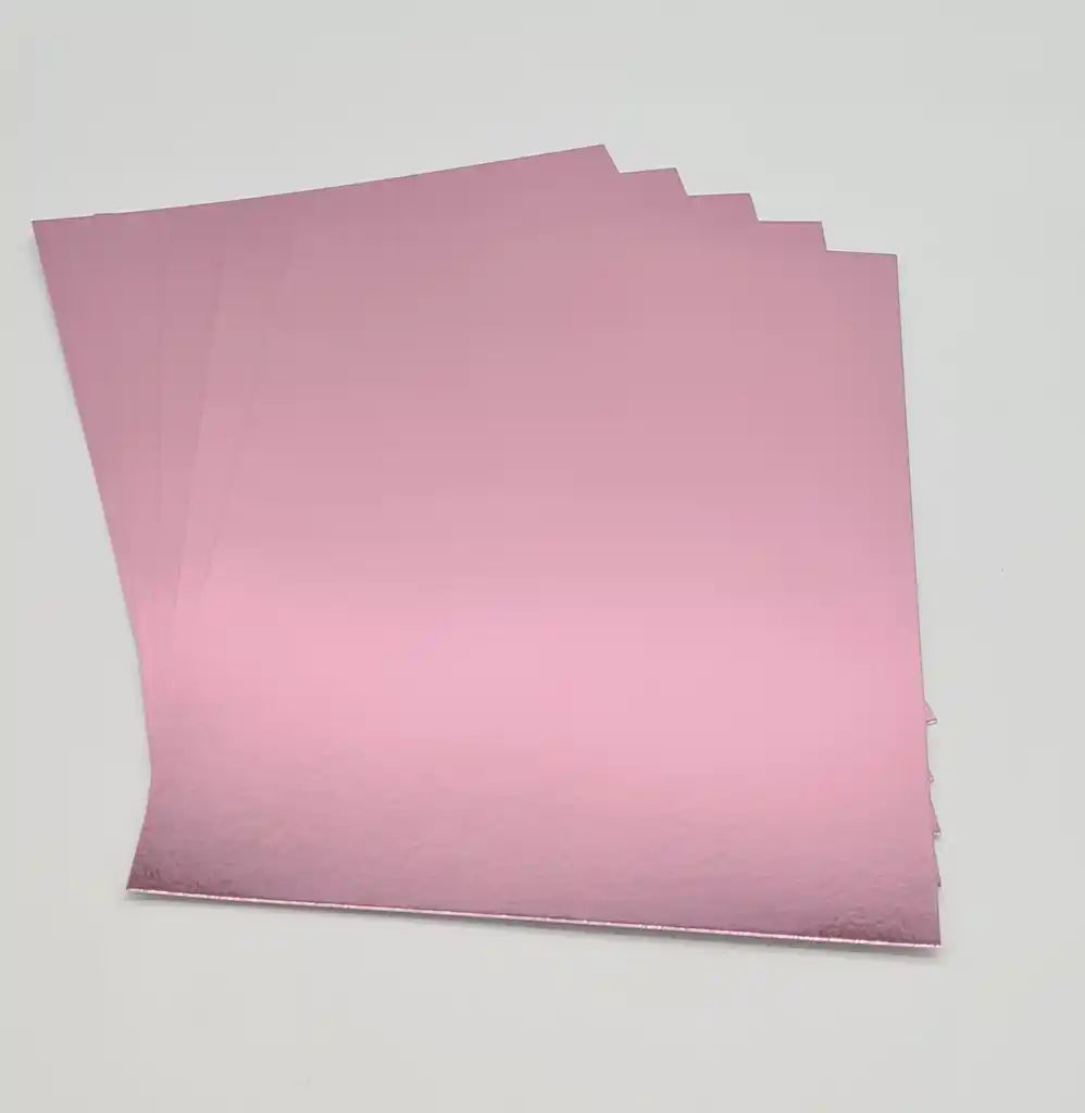 Pastel Pink Metallic Card 1-sided (245gsm)