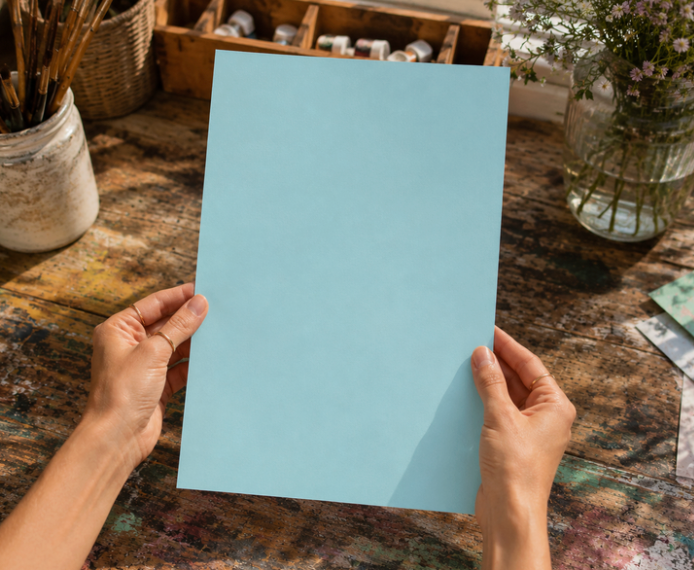 Calming Blue Craft & Printer Paper (120gsm)