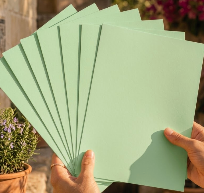 Hopeful Green Craft & Light Card (160gsm)