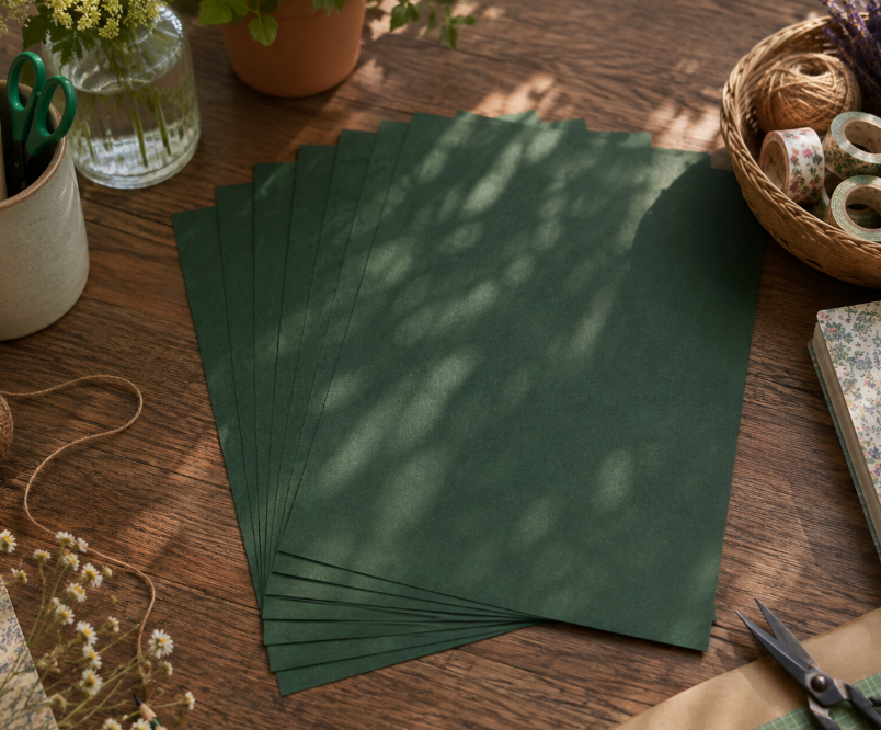 Magnificent Green Craft & Mid Card (250gsm)