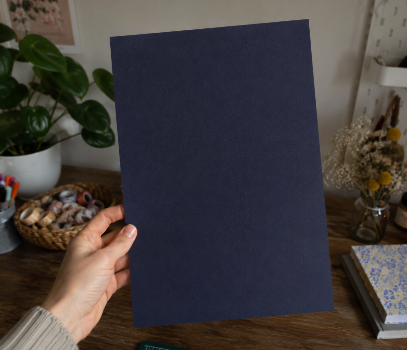 Mysterious Blue Craft & Light Card (160gsm)