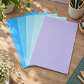 Coastal Blues A4 230gsm Card Pack – 5 Coordinated Colours