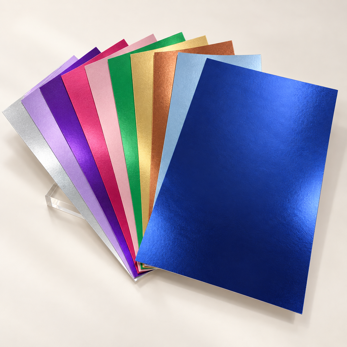 Metallic Colour Collection A4 245gsm Card Pack - 10 Colours